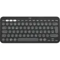 Logitech Pebble Keys 2 K380s Tastatur Universal RF Wireless + Bluetooth QWERTZ Deutsch Graphit