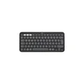 Logitech Tastatur PEBBLE KEYS 2 K380S, grafit Schlanke, minimalistische Bluetooth®-Tastatur mit personalisierbaren Tasten. 920-011795