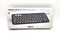 Logitech Pebble Keys 2 K380s Bluetooth Tastatur - Grafit (STRG-Taste fehlt)