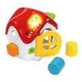 Chicco, ABC Haus mit Lichtern & Geräuschen, Elektronische Formen, Zweisprachiges Lernspiel, 50 Wörter, Sätze und Lieder auf Deutsch & Englisch, Lichter, 4 Formen, Babyspielzeug von 10-36 Monaten