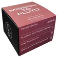 Swatch Armbanduhr Moonswatch Omega x Mission to Pluto Straußleder, bordeaux