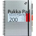 Pukka Fun Pukka Metallic Executive Hardcover Organiserbook DIN A4 liniert 100 Blatt (A4, Liniert, Harter Einband) (6970-MET)