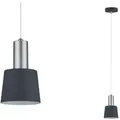 Aktion: Nur noch angezeigter Bestand verfügbar - Paulmann 79691 Neordic Haldar Pendelleuchte max.1x20W E14 Dunkelgrau/Chrom