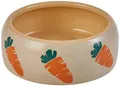 Nobby Keramik Futtertrog Carrot, beige/orange,500 ml,1 Stück