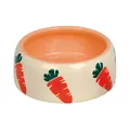 Nobby Futternapf Keramik Futtertrog Carrot beige/orange