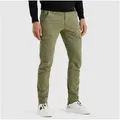 PME LEGEND Cargohose Nordrop Stretch Twill mit Logo Stickerei grün 32