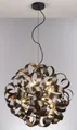 casa NOVA Pendelleuchte casa NOVA Pendelleuchte CURLY IV DH 60x180 cm braun Hängelampe