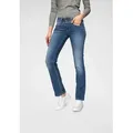 Pepe Jeans Straight-Jeans GEN in Baumwoll-Qualtät mit geradem Bein und Doppel-Knopf-Bund blau 25