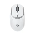 Logitech G G309 LIGHTSPEED kabellose Gaming-Maus, leicht, LIGHTFORCE-Hybridschalter, HERO 25K-Sensor, über 300 Stunden Akkulaufzeit mit AA-Batterie, 6 programmierbare Tasten, PC und Mac - Weiß