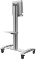 Peerless-AV Metal Shelf FOR PEERLESS SR560-FLIP Cart, Max load 10lb (4.5kg), Powder coated white finish (ACC-MSF-W)