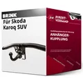 Für Skoda Karoq SUV Typ NU7 (Brink) Anhängerkupplung vertikal abnehmbar neu