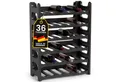 ALPFA Weinregal für 36 Flaschen anthrazit Kunststoff stapelbar Flaschenregal, Spar-Set 6-tlg., stapelbar Made in Germany
