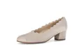 Gabor Damen Klassische Pumps, Frauen Pumps,fersen-Riemen,gefuettert,gesundheits-Schuhe,komfortable,Kunst-Stoff,laessig,Muschel,40.5 EU / 7 UK