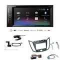 Pioneer Autoradio Bluetooth für Ford Kuga II Facelift ab 2013 dunkelgrau