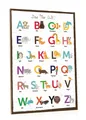 GRAVURZEILE Holzbild mit Spruch - Das Tier ABC - Buchstaben lernen im Kinderzimmer -, zur Einschulung - Geschenk