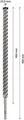 Bosch Expert SDS-plus-7X - Bohrer - für Granit, Festbeton, Gneis, ausgehärteter Stahlbeton - Hammereinsatz - 22 mm - SDS-plus - Länge: 450 mm