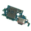 NG-Mobile Ladebuchse für Samsung Galaxy S21 5G (SM-G991B) USB-C Platine Mikrofon, Simkartenleser, Speicherkartenleser Ladeanschluss - Lade Eingang