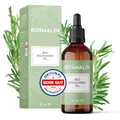 Rosmalin® Rosmarinöl Haare | 100% Bio | Dermatologisch getestet - für Frauen & Männer geeignet - Reine Naturkosmetik für Haare & Kopfhaut - Pflegende Kopfhautbehandlung