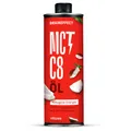 BRAINEFFECT MCT C8 Öl (1000ml) – 100 % Kokosnuss-Extrakt für Energie & Fokus