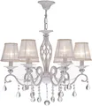 Weiß Klassisch Leuchter Kronleuchter 6xE14/40W IP20 63x116 [cm]