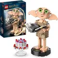 LEGO 76421 Harry Potter Dobby der Hauself Set, bewegliche ikonische Figur, Spielzeug, Schlafzimmer Accessoire & Deko, Charakter-Sammlung, Geschenk ... - Bunt