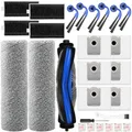 Pure Realm 26 Stück Zubehörset für Ecovacs Deebot X9 pro Omni / X11 PRO Omni / T80S Omni, 1 Hauptbürste 2 Mopp Reinigungswalze 6 Staubbeutel 6 Seitenbürsten 4 Filter 6 Flach-Duftstein