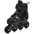 meteor ROX Inlineskates Kinder Inliner Rollschuhe Roller Blades Quad Skates Kinder Inlineskates S 30-33 schwarz - Schwarz - 30-33