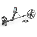 Nokta Simplex Ultra Metalldetektor mit Karbonfaser-Schaft und 27,9 cm Suchspule, Schwarz
