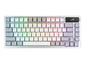 ASUS ROG Azoth White Wireless Gaming Keyboard, PBT, ROG NX SNOW, DE