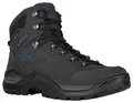 Lowa Wanderschuhe Renegade EVO Mid GTX (All-Terrain, Nubukleder, wasserdicht) anthrazitgrau/stahlblau Herren, Größe Euro (US): 46 (12)