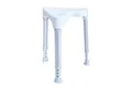 DIETZ® REHA-PRODUKTE Duschhocker Duschhocker TAYO dreieckig, höhenv., rutschsicher, platzsparend, Belastbar bis 130 kg, Rutschfester Stand, Geringes Gewicht