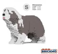 JEKCA Bricks Bearded Collie 01-M02 ST19PT54-M02
