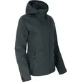 Bergson Regenjacke ROCKRIDER Damen Regenjacke, Netzfutter, 12000 mm Wassersäule, Normalgrößen, dun grau normal | 38
