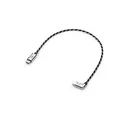 Volkswagen Original Zubehör 000051446AC Kabel VW Logo USB-C auf Apple Lightning Premiumkabel 30 cm gewinkelt