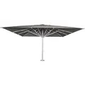 MCW Gastronomie-Luxus-Sonnenschirm, Anthrazit, Textil, 500x500 cm, Sonnen- & Sichtschutz, Sonnenschirme