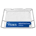 VIOKS Gitterrost für Backofen Ersatz Grillrost 455x375mm HEZ634000 für Bosch 00577170 & Grillrost Edelstahl Grillrost Backofen Rost Gitter für Ofen