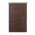 Sekey Jalousie Holzjalousie 35mm Holz jalousien Jalousette Echtholz Anpassbare Jalousie 40x130cm Dunkelbraun
