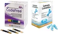 CodeFree Blutzucker-Teststreifen 50 Stk. + Blutlanzetten 50 Stk., 28 G, Vorteilspack - Sparpack, 1-tlg.