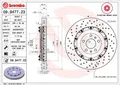 2x Bremsscheibe vorne Brembo 09947723 für AUDI