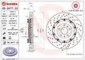 2x BREMBO 09.9477.23 Bremsscheibe für AUDI