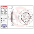 BREMBO 2x Bremsscheibe vorne 365 Gelocht/innenbel. für Audi A4 Avant