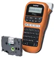 brother P-Touch E110 Beschriftungsgerät orange TZe Elektriker Kommunikation