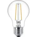 Philips Filament-Lampe, transparent, 15W A60 E27, 1,5 W, 15 W, E27, 150 lm, 15000 h, Warmweiß