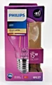 Philips LED Filament Lampe Birnenform 1,5W = 15W E27 klar 150lm warmweiß 762391