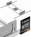Kasper Solutions® - Planfräsvorrichtung - XXL Linearführung - Oberfräse Führungsschiene - Stabil und robust - Oberfräse Zubehör - Tischgleitschiene - Planfräsvorrichtung für Oberfräse