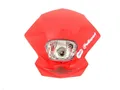 Scheinwerfer Verkleidung Maske E-Geprüft Rot Enduro Motocross Supermoto Motorrad