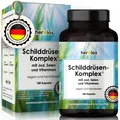 JodSelen Komplex –180 SchilddrüsenKapseln für 6 Monate – hochdosiert mit LTyr...