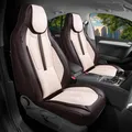 Schonbezüge Sitzbezüge für Jaguar XE Bj ab 2014 in Braun/Beige DS8