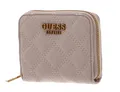 GUESS Giully SLG Small Zip Around Wallet Geldbörse Light Beige beige Neu