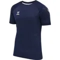 hummel Sport-Tshirt hmlLEAD Poly Jersey (Mesh-Material) Kurzarm marineblau Herren, Größe: XL